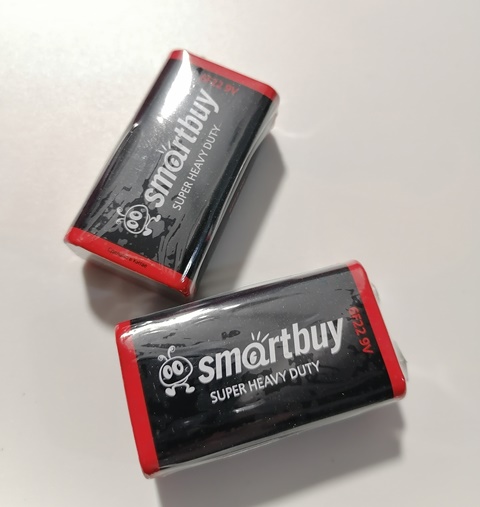 Батарейка Smartbuy 6F22 (Tray) крона (10/400) (7718)