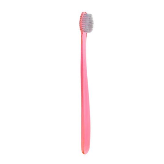Зубная щётка "Dr.Safe" Crystal (розовая) с ионами серебра, мягкой жесткости 