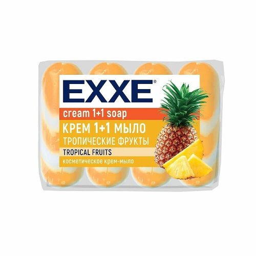 Мыло "EXXE" Тропические фрукты  75гр. 4*1шт.(12/кор) (1409)
