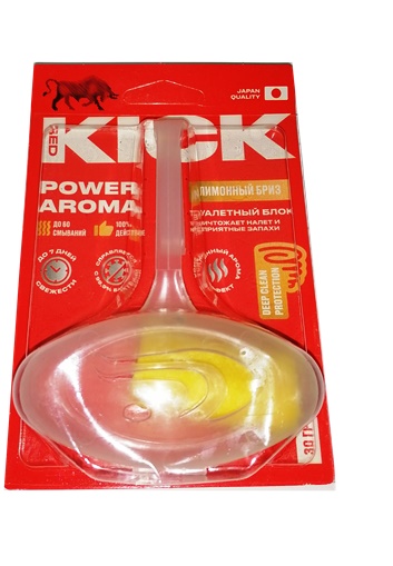 RED KICK блок подвесной д/унитаза 30 г лимонный цунами (24/упак) (7881)