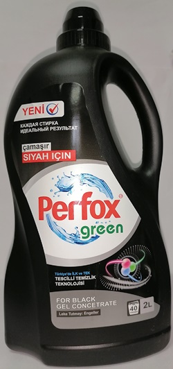 Perfox Green жидкое средство д/стирки 2 л для ЧЕРНЫХ вещей (6/упак) (6631)