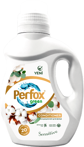 Кондиционер д/белья 1 л концентрат "Perfox Green" Sensitive (9/упак) (7041)