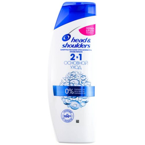 Шампунь и бальзам Основной Уход 2в1  Head & shoulders 330мл (6/упак) (1362)