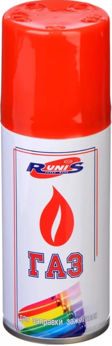 ГАЗ "RUNIS  270мл. д/заправки зажигалок (метал. балон.) (36/кор) ()