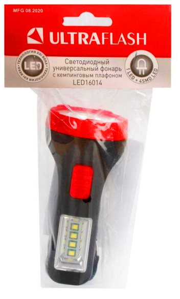 Фонарь светодиодный Ultraflash LED16014 на батарейках