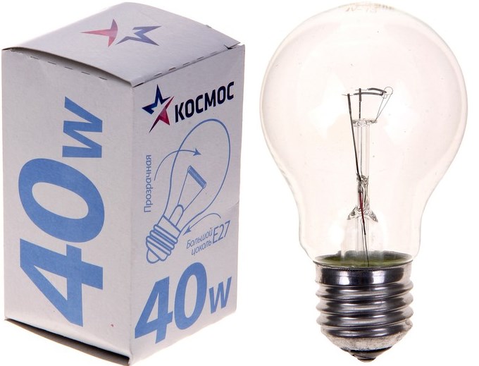 Лампа Искра 40 W в упак.10шт. 