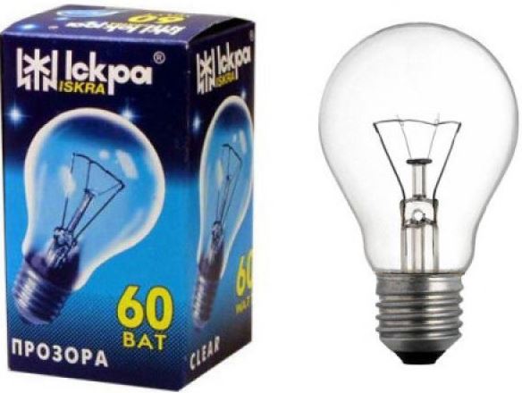 Лампа Искра 60 W в упак.10шт.