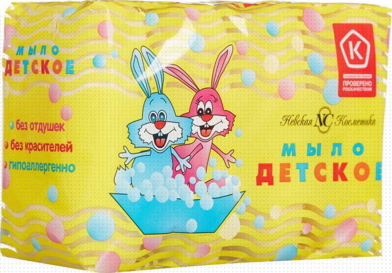 Детская серия (Невская косметика) Туалетное мыло "Детское" 90г