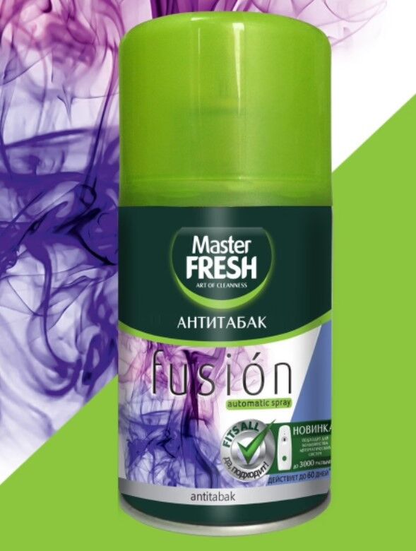 Освежитель сменный баллон "Master Fresh" Антитабак.250мл