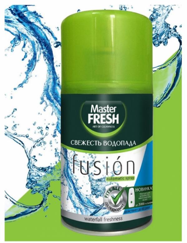 Освежитель сменный баллон "Master Fresh" Свежесть водопада. 250мл