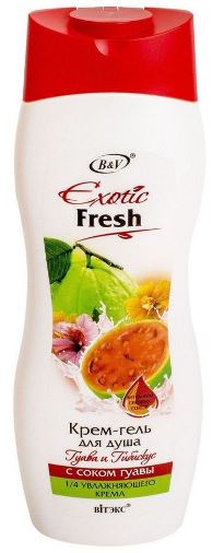 Крем-гель д/душа "ГУАВА И ГИБИСКУС" ВТ EXOTIC FRESH 500мл (20/упак) (6737)