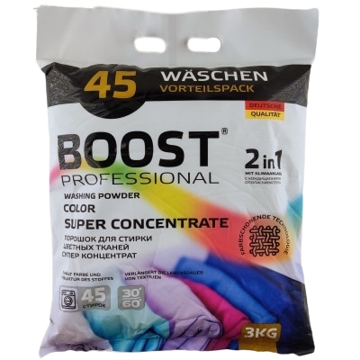 Boost порошок д/стирки (авт) 3 кг color (4/упак) (4330)