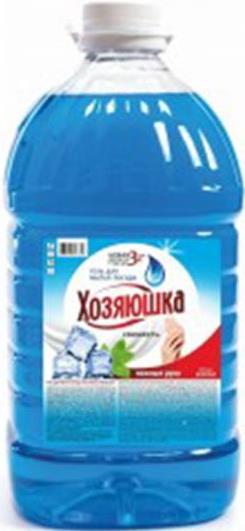 Выгодная Уборка Хозяюшка Гель для мытья посуды Свежесть. 5л.(РК) 