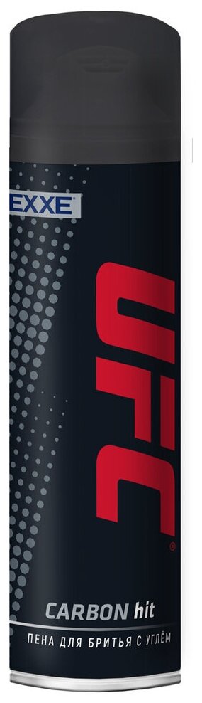 Пена для бритья UFC x EXXE Carbon hit, с углем, 200 мл