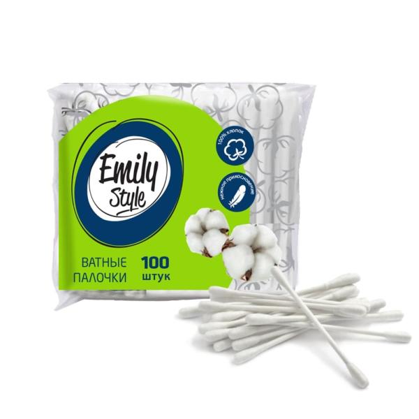 "Emili Style" Ватные Палочки 100шт (пакет)