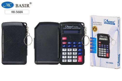 Калькулятор Basir 8-разр. с крышкой 9.7*5.3см мал.карт. упак. (МС-568А) (4577)