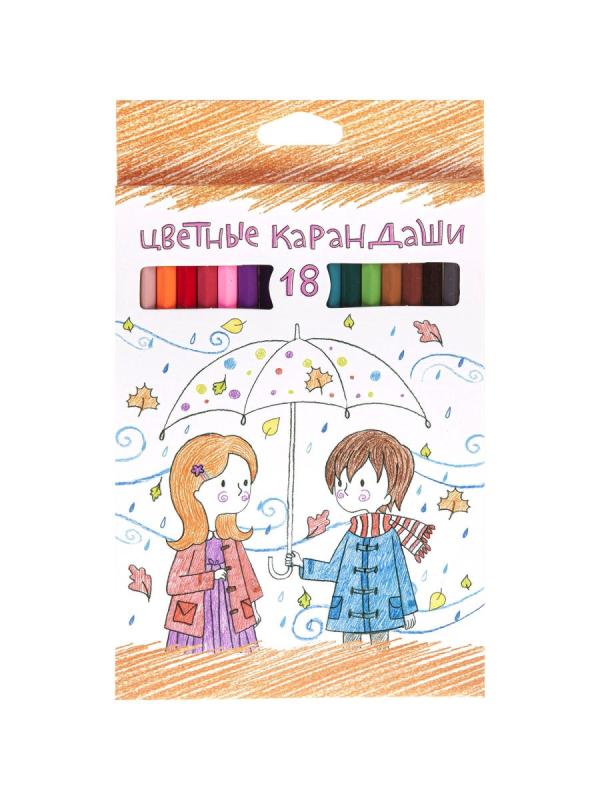Карандаши 18-ти цв. Хатбер. ECO переменка