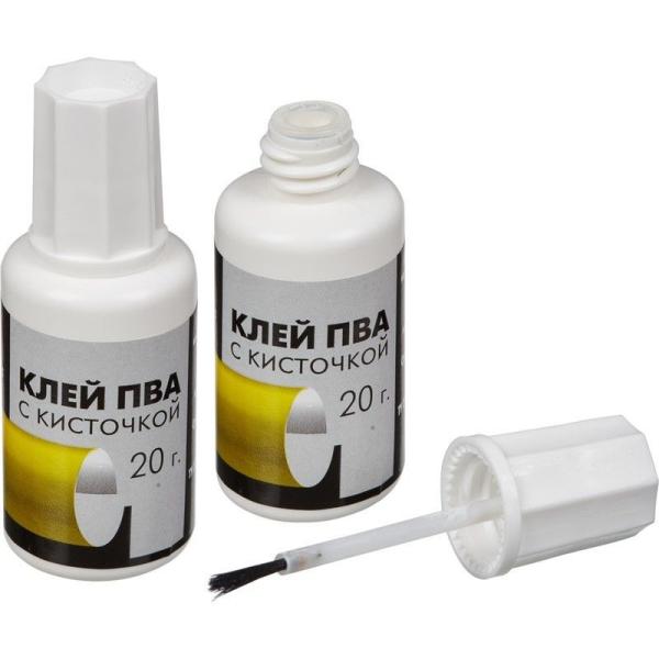 Клей ПВА ГАММА 20 мл с кисточкой