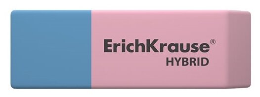 ErichKrause Ластик Hybrid сине-розовый
