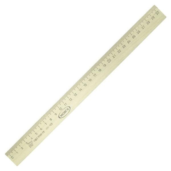 Линейка деревянная Можга 30 см (С07)