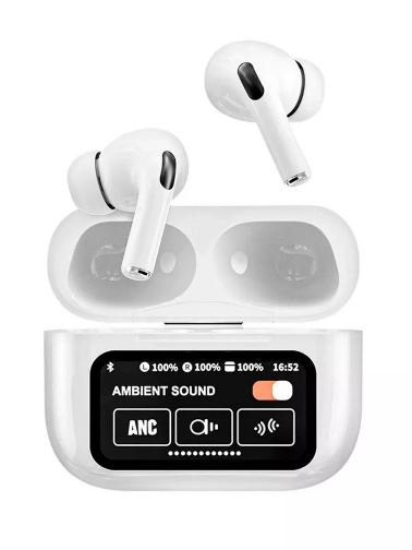 Наушники беспроводные AirPods Hoco ew 72   белый  (BT5.0  LCD c сенсорным управлением) (9829)