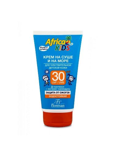 Крем для загара Floresan Africa Kids 150 мл 30 SPF (10/кор) (6680)