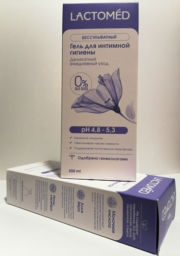 Лактомед Гель для интимной гигиены Деликатный ежедневный уход 200мл (6/кор) (1875)